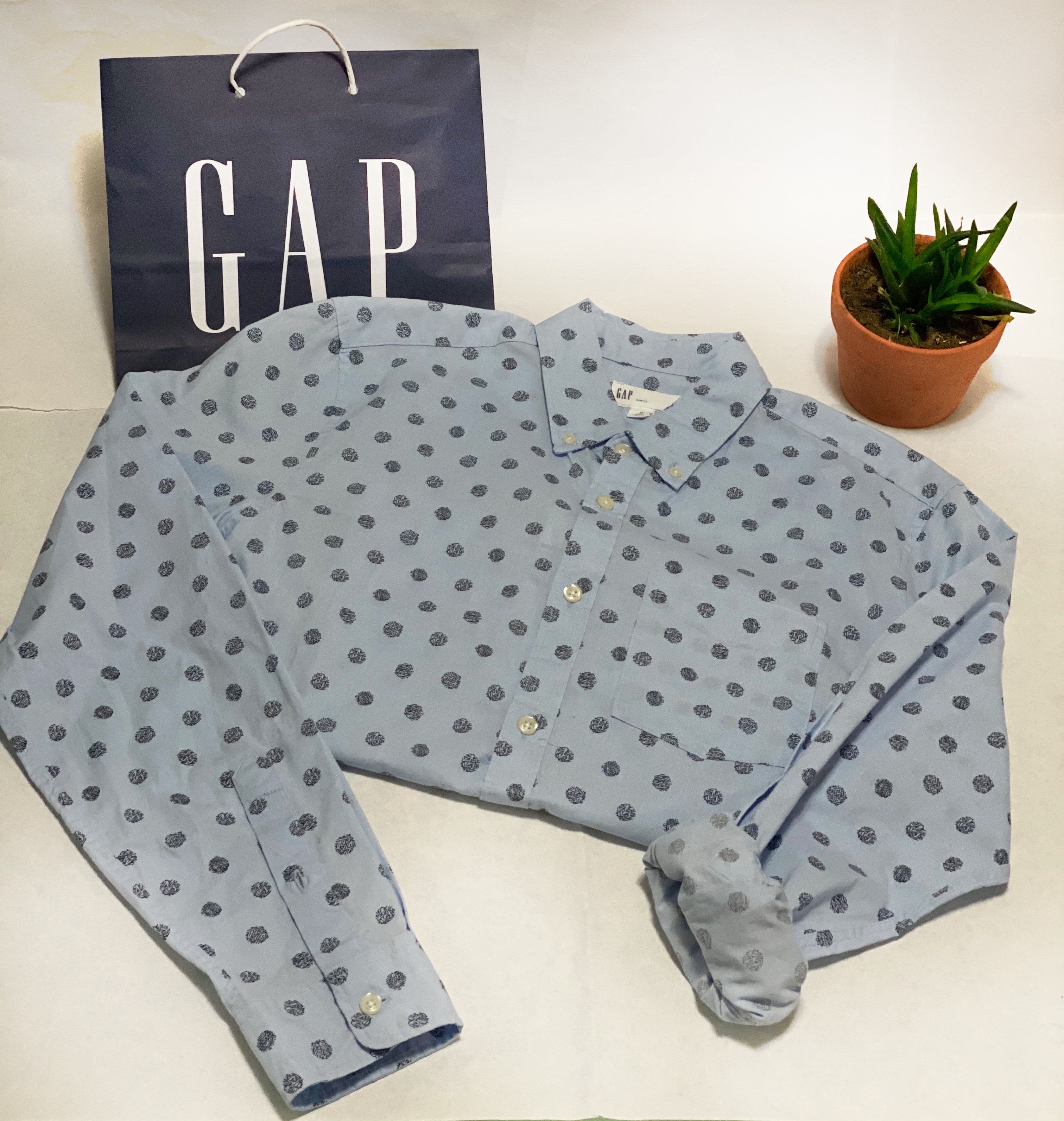 CAMISA SLIM FIT MANGA LARGA